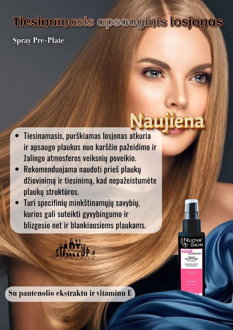 Nuova Skin apsauga nuo karščio plaukams 100ml