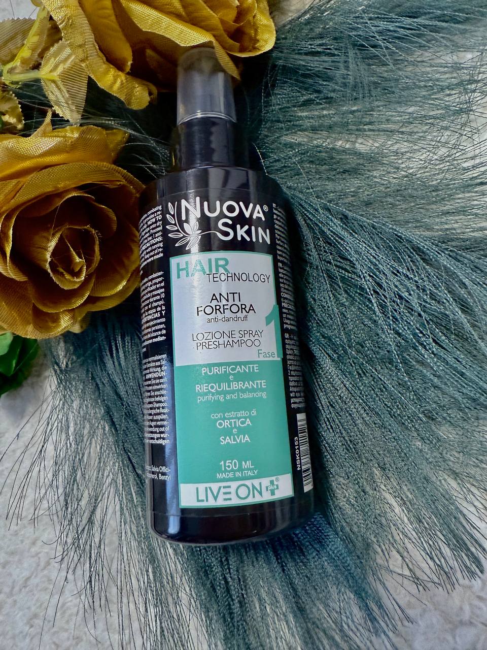 Nuova Skin purškiamasis losjonas nuo pleiskanų 150ml