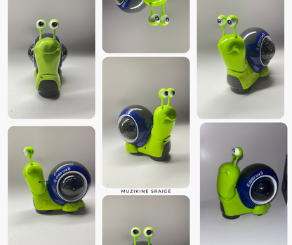 Judanti muzikinė sraigė su šviesos efektais