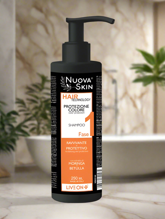 Naujas odą atgaivinantis spalvų apsaugos šampūnas 250ml