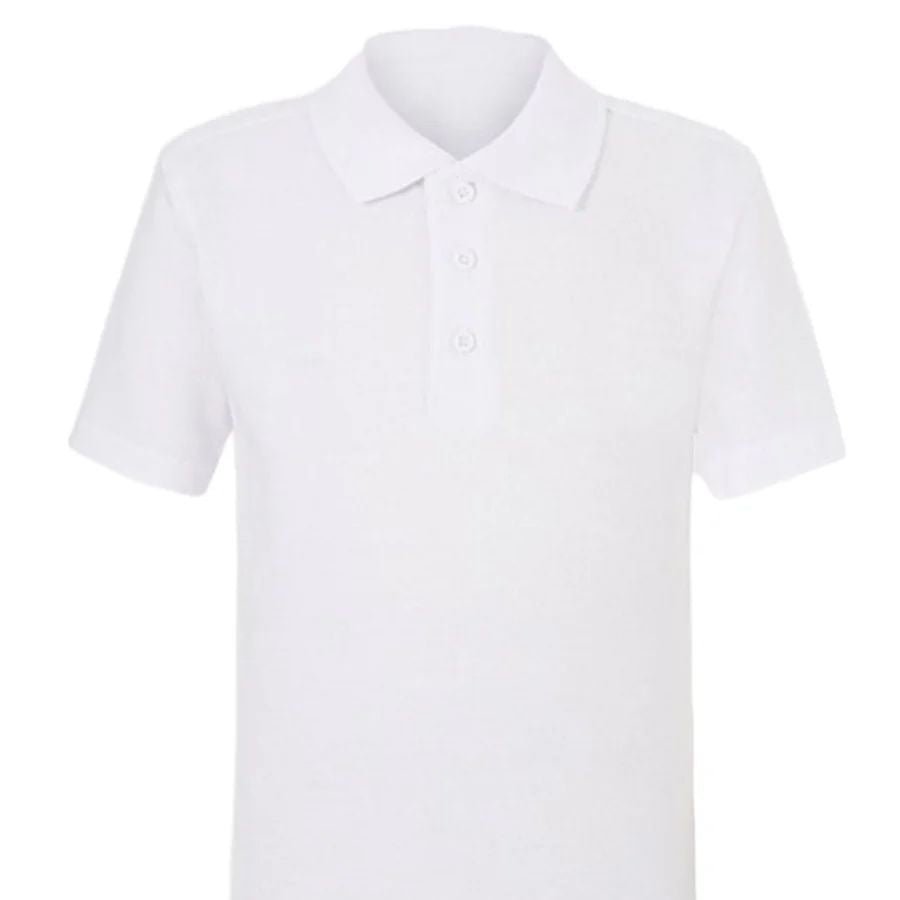 Balti mokykliniai polo marškinėliai 8 - 9 metaų (128 - 135) - Marlena