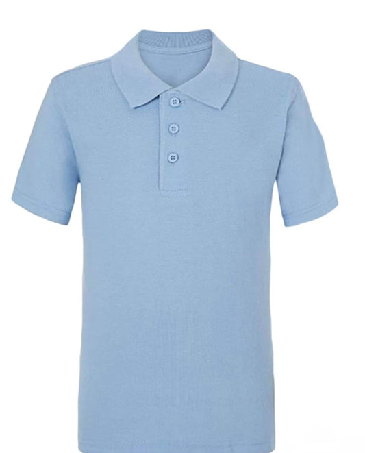 Žydri mokykliniai polo marškinėliai 15-16metų(170-176)